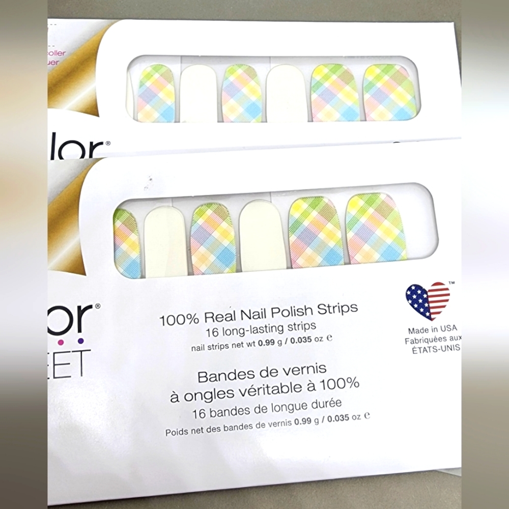 Color Street RETIRED TWO Spring Picnic Nail Packs